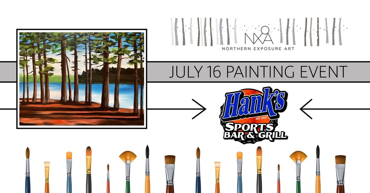 Painting Event at Hank's Sports Bar & Grill