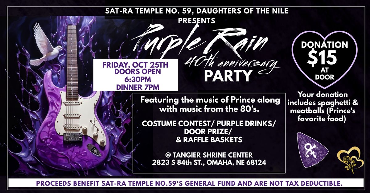 Purple Rain 40th Anniversary Party