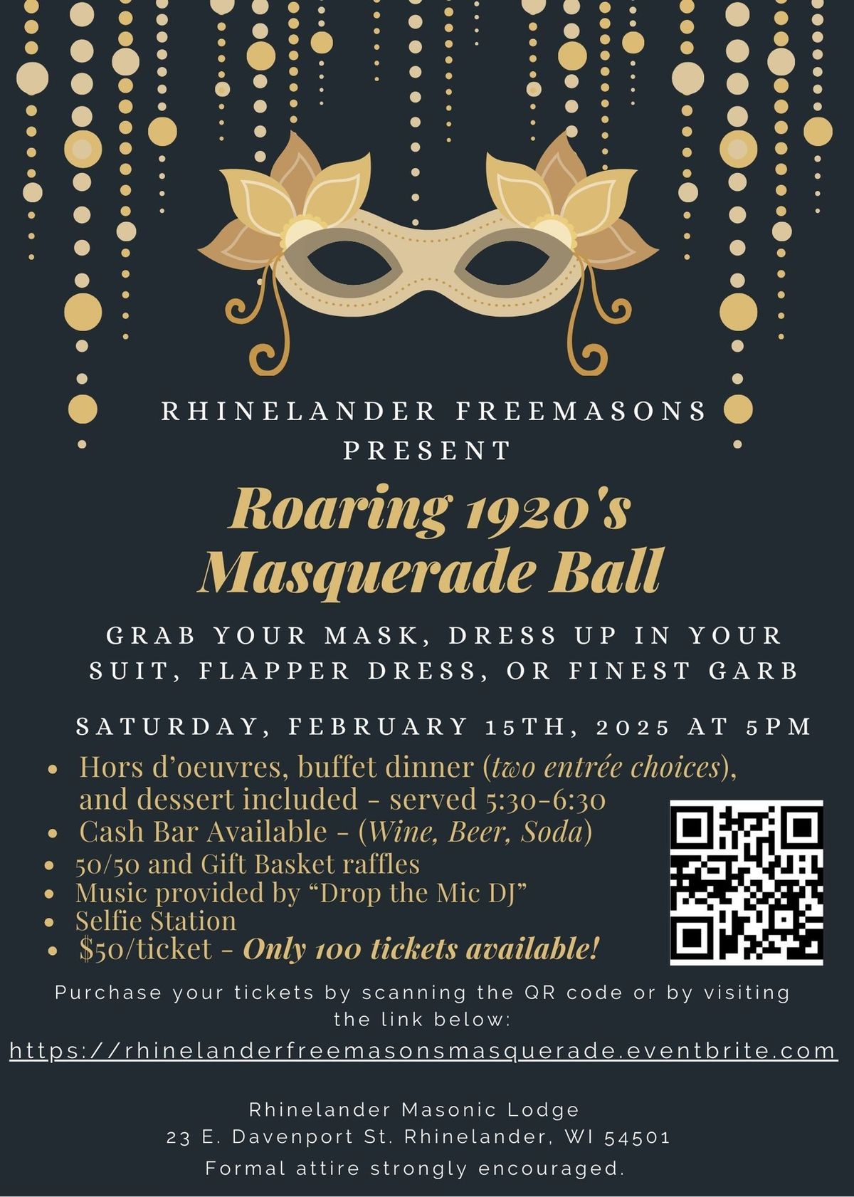 1920s Masquerade Ball