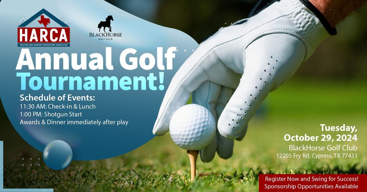 HARCA October - 2024 Annual Golf Tournament