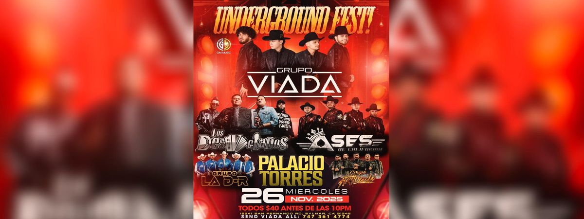 GRUPO VIADA, LOS DESVELADOS, ASES DE CALIFORNIA & MAS