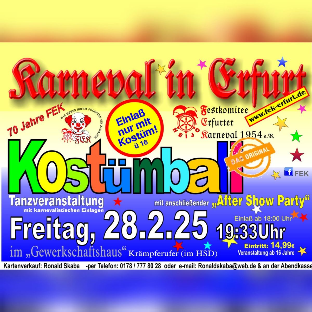 Kost\u00fcmball das Original! vom FEK