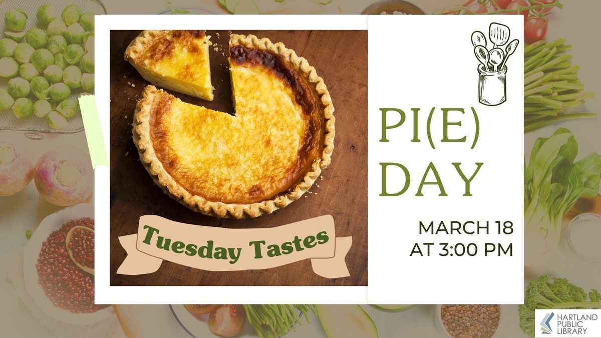 Tuesday Tastes: Pi(e) Day