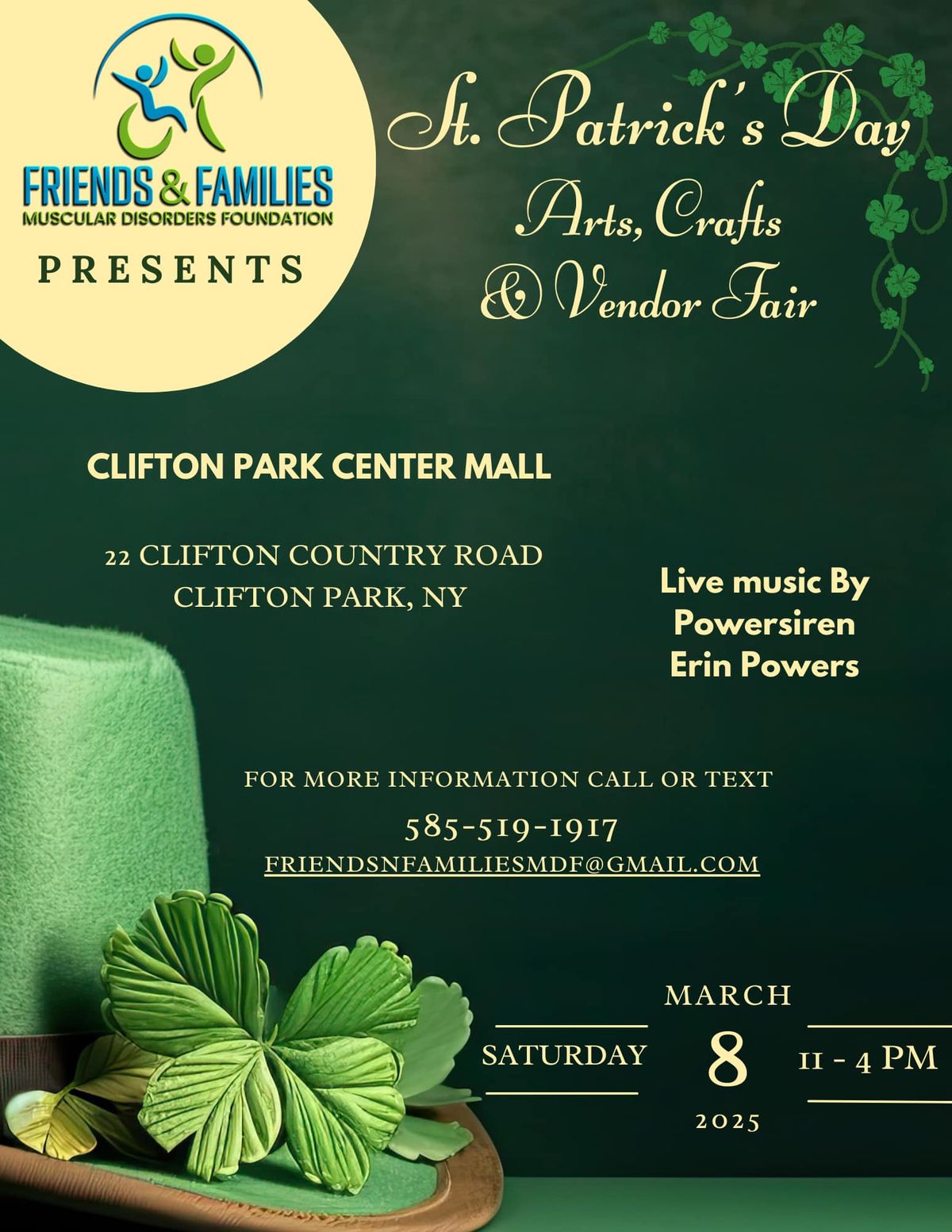 March Craft Fair at Clifton Park Center Mall