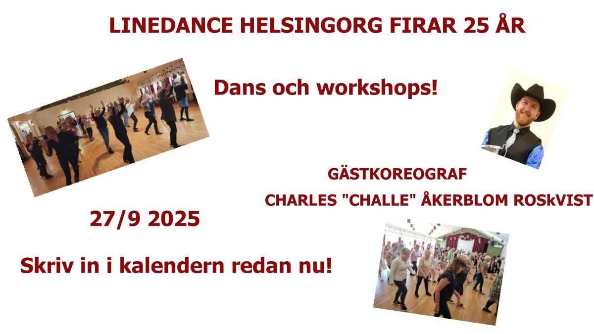 Linedance Helsingborg firar 25 \u00e5r!