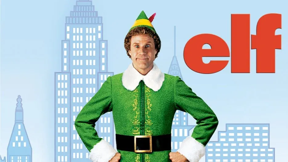Outside Movie at the Mercato! Elf!
