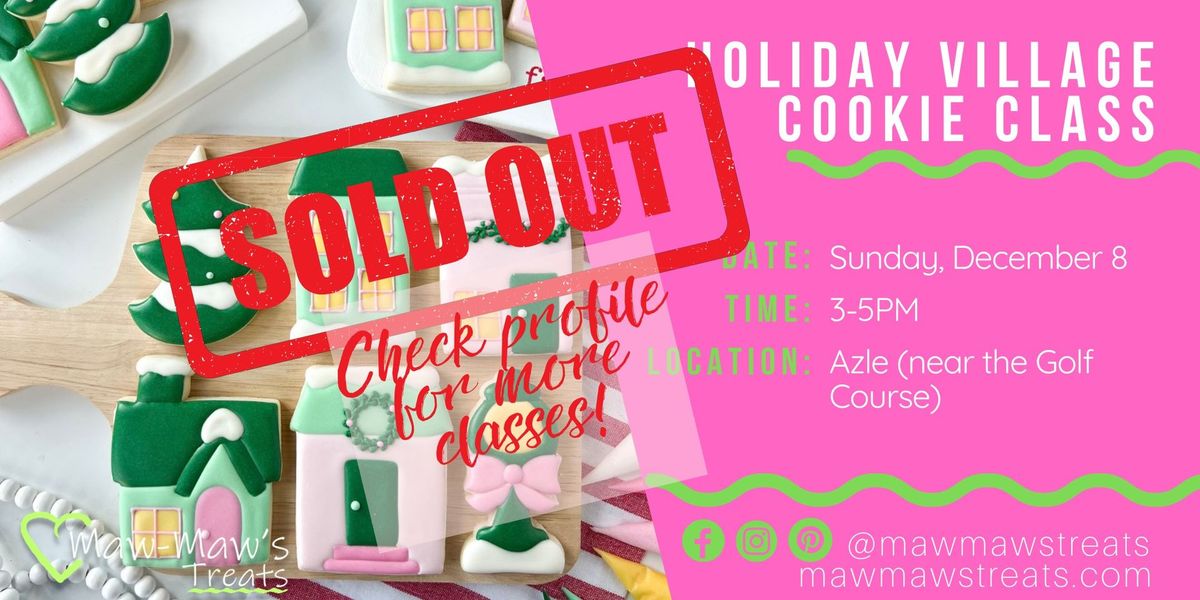 Holiday Village  Sugar Cookie Decorating Class [1208]