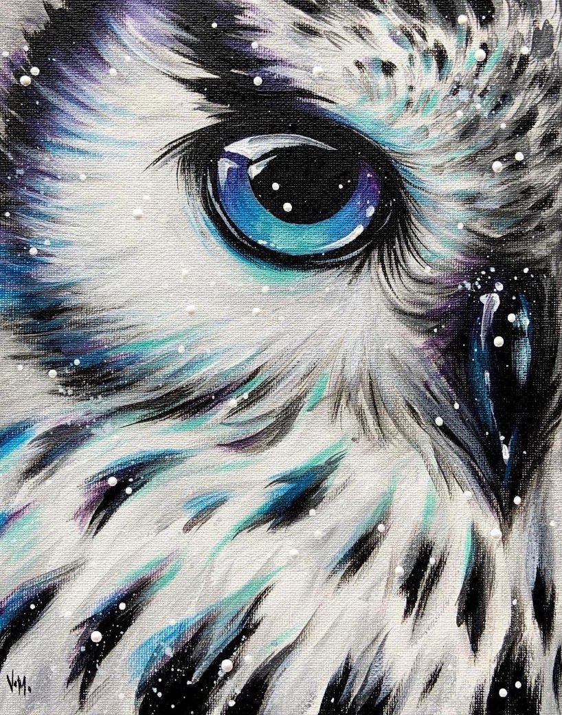 PAINT NIGHT - Winter Owl #2- Family Friendly Event