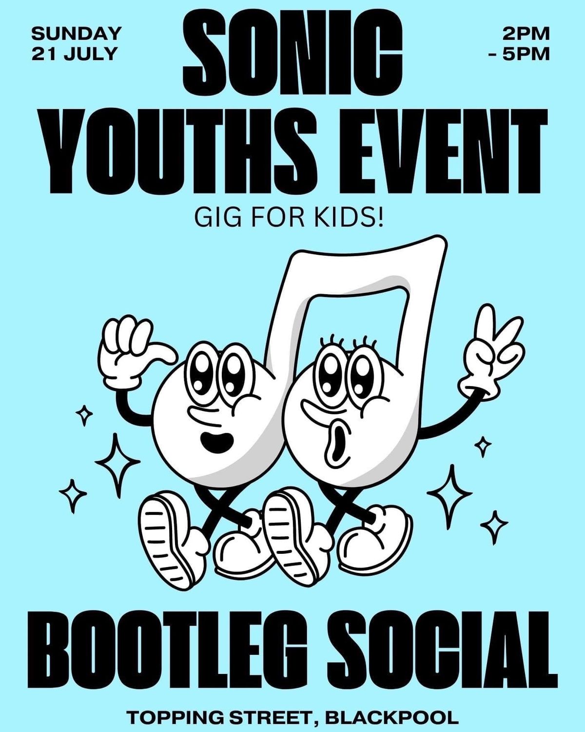 Sonic Youths Event (Gig for Kids) at Bootleg Social, Blackpool
