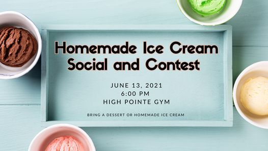 Homemade Ice Cream Social and Contest