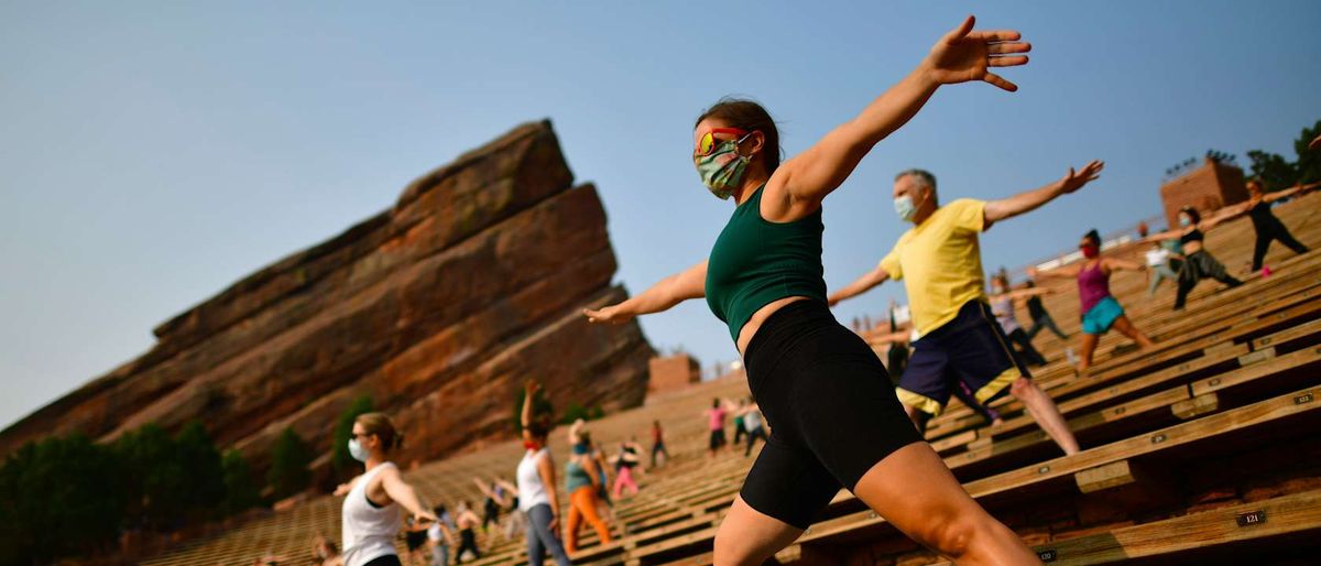 Yoga On The Rocks at Red Rocks Amphitheatre
