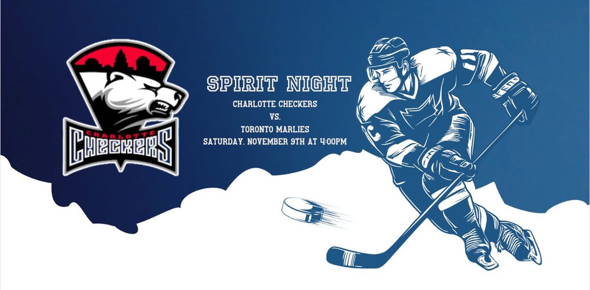 SAVE THE DATE - Spirit Night at the Charlotte Checkers Game