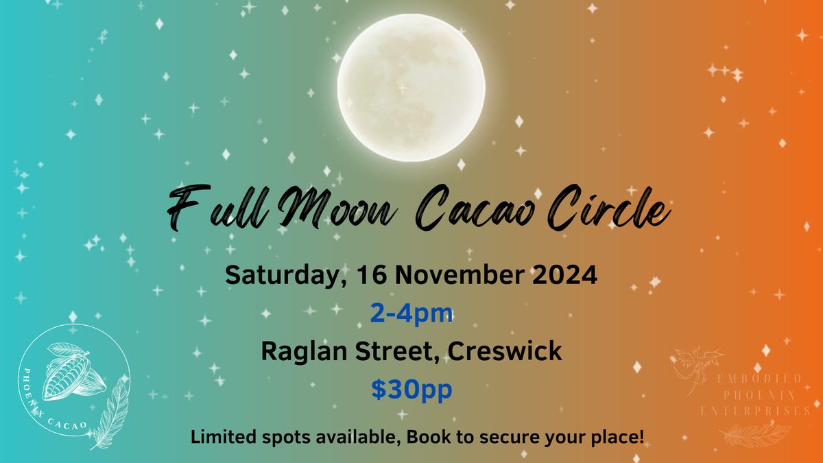 November Full Moon Cacao Circle 