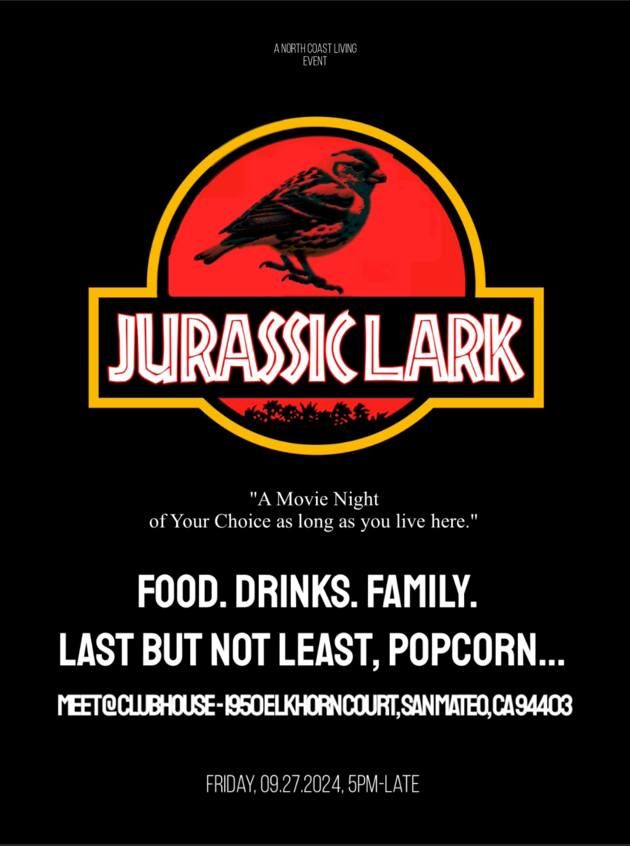 MOVIE NIGHT - JURASSIC LARK