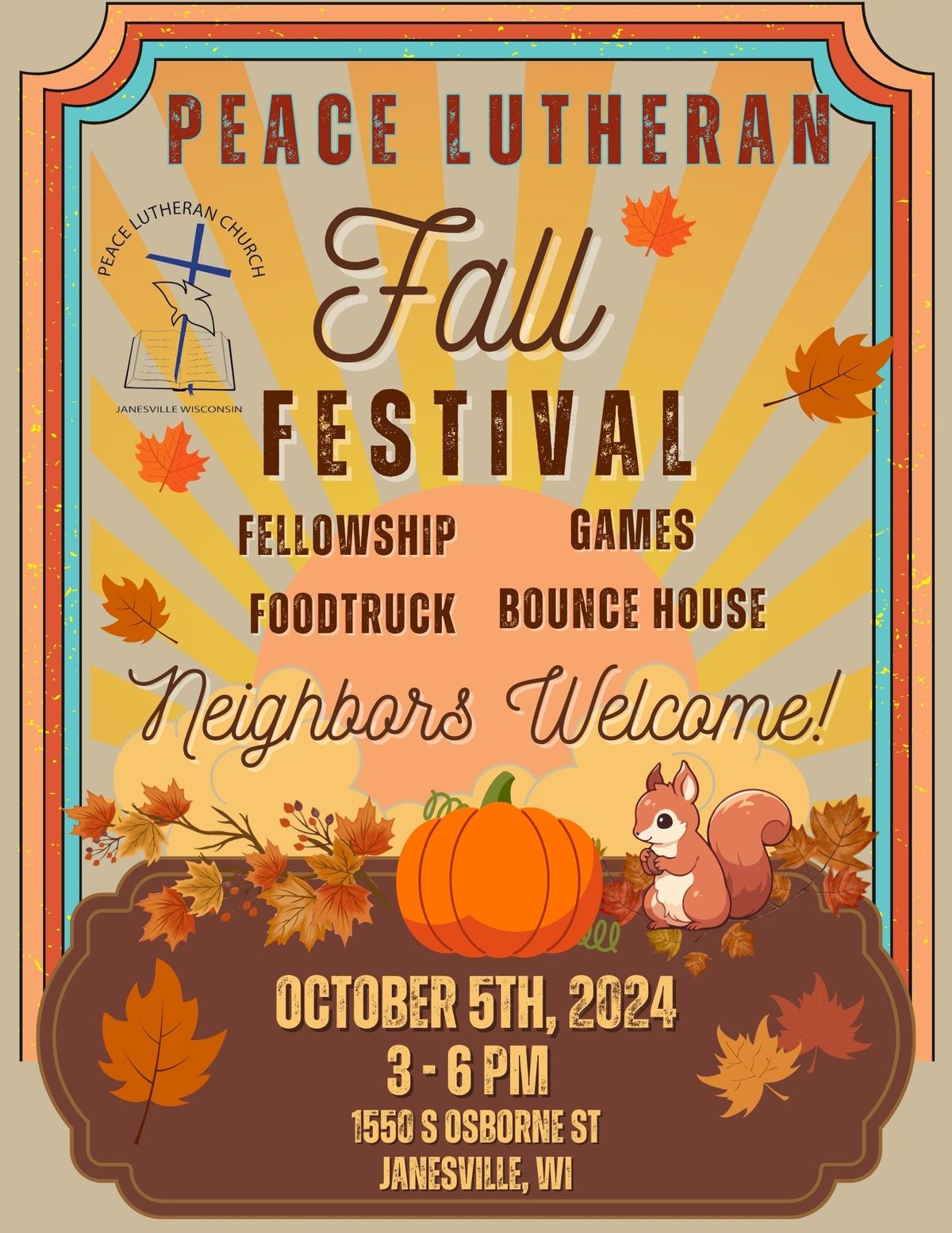 \ud83c\udf41 Fall Festival @ Peace Lutheran \ud83c\udf41 