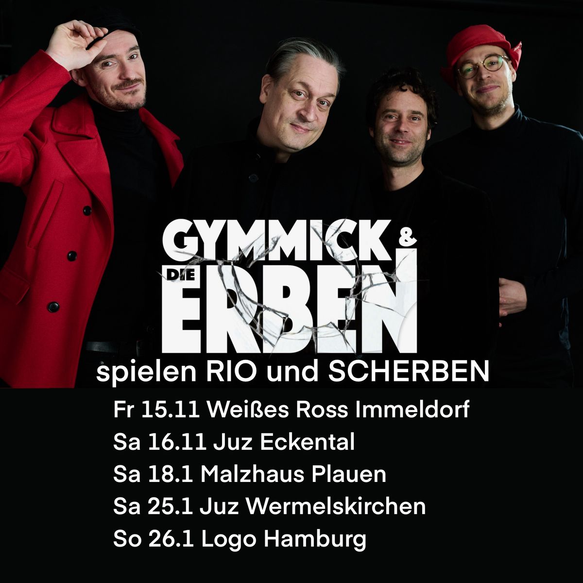 GYMMICK & die ERBEN im LOGO HH  