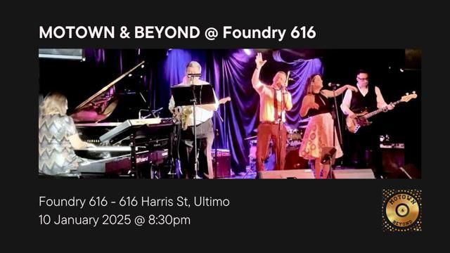 Motown & Beyond Friday Night Soul Classics @ Foundry 616 Ultimo