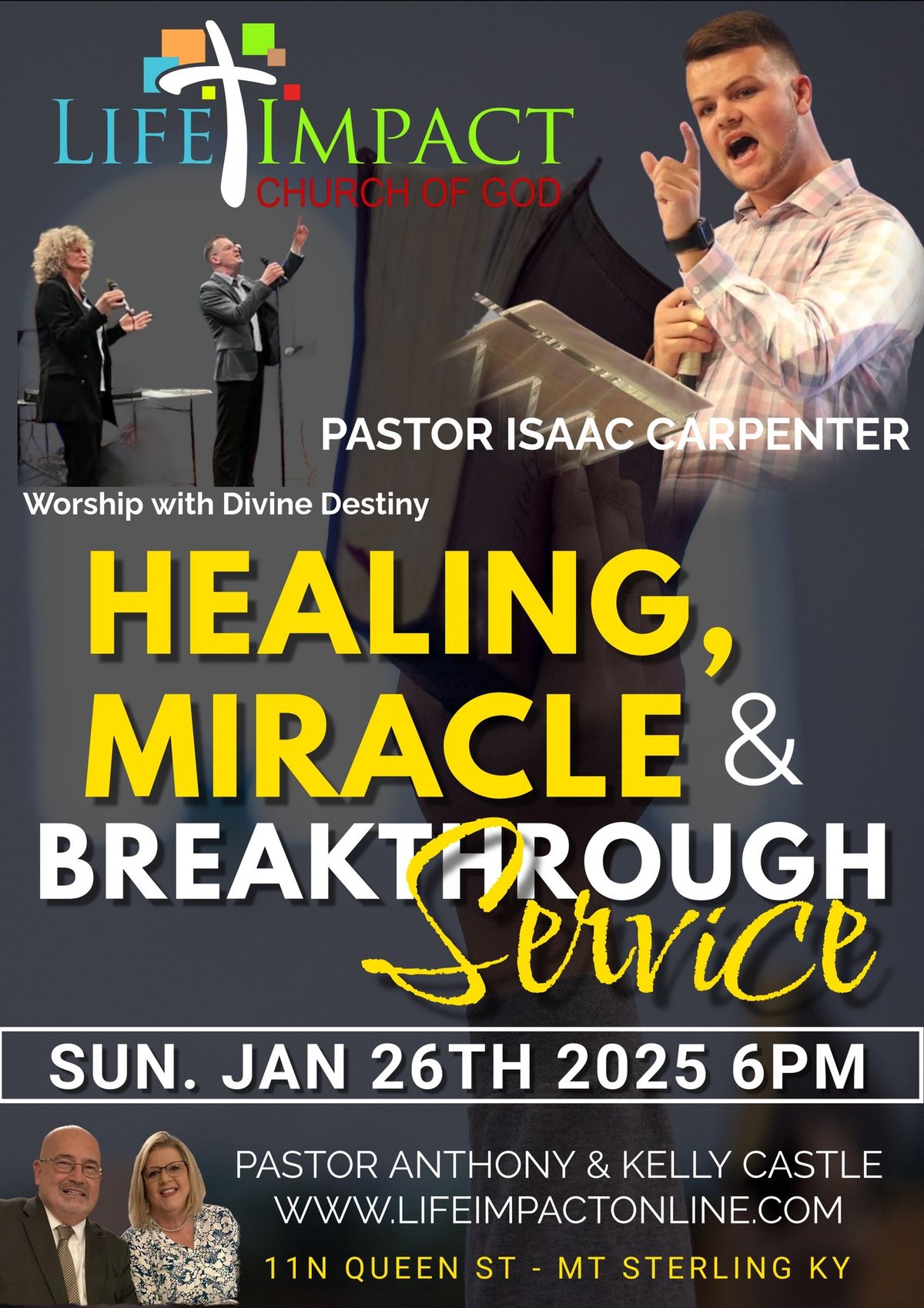 Healing, Miracle & Breakthrough Service 