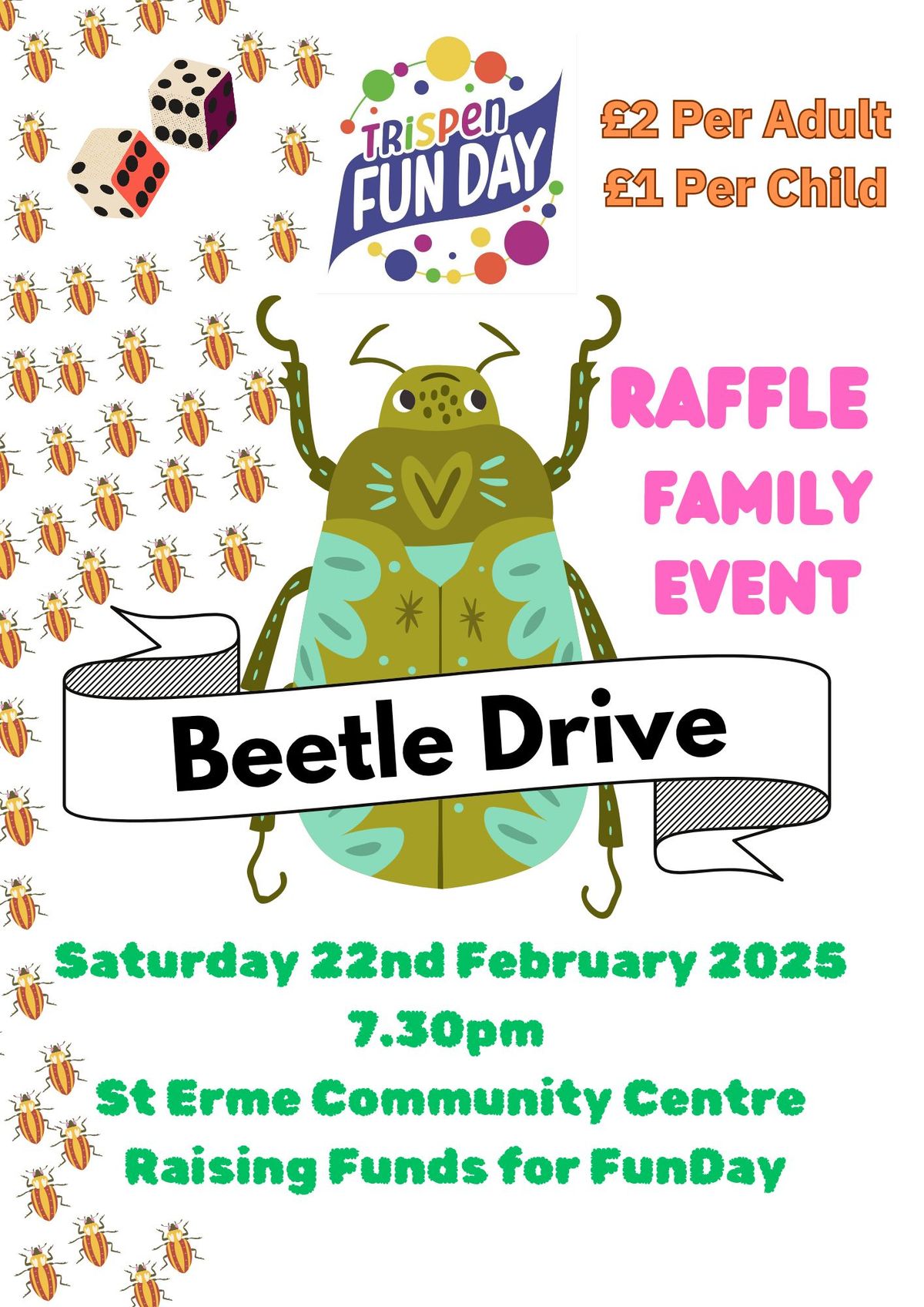 Trispen FunDay Beetle Drive Fundraiser 