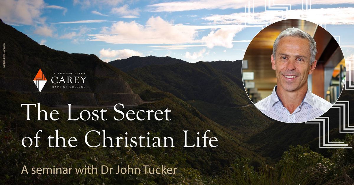 The Lost Secret of the Christian Life: seminar at \u014ctaki Baptist