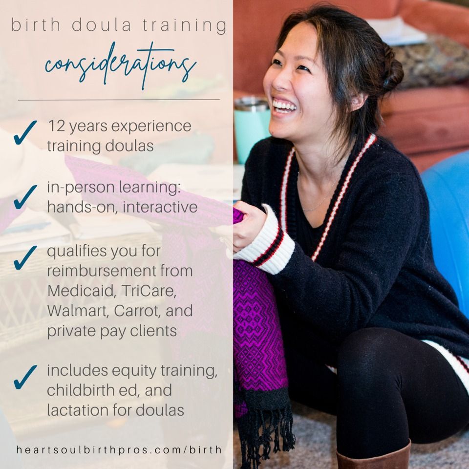 DONA in person birth doula training with Jessica English