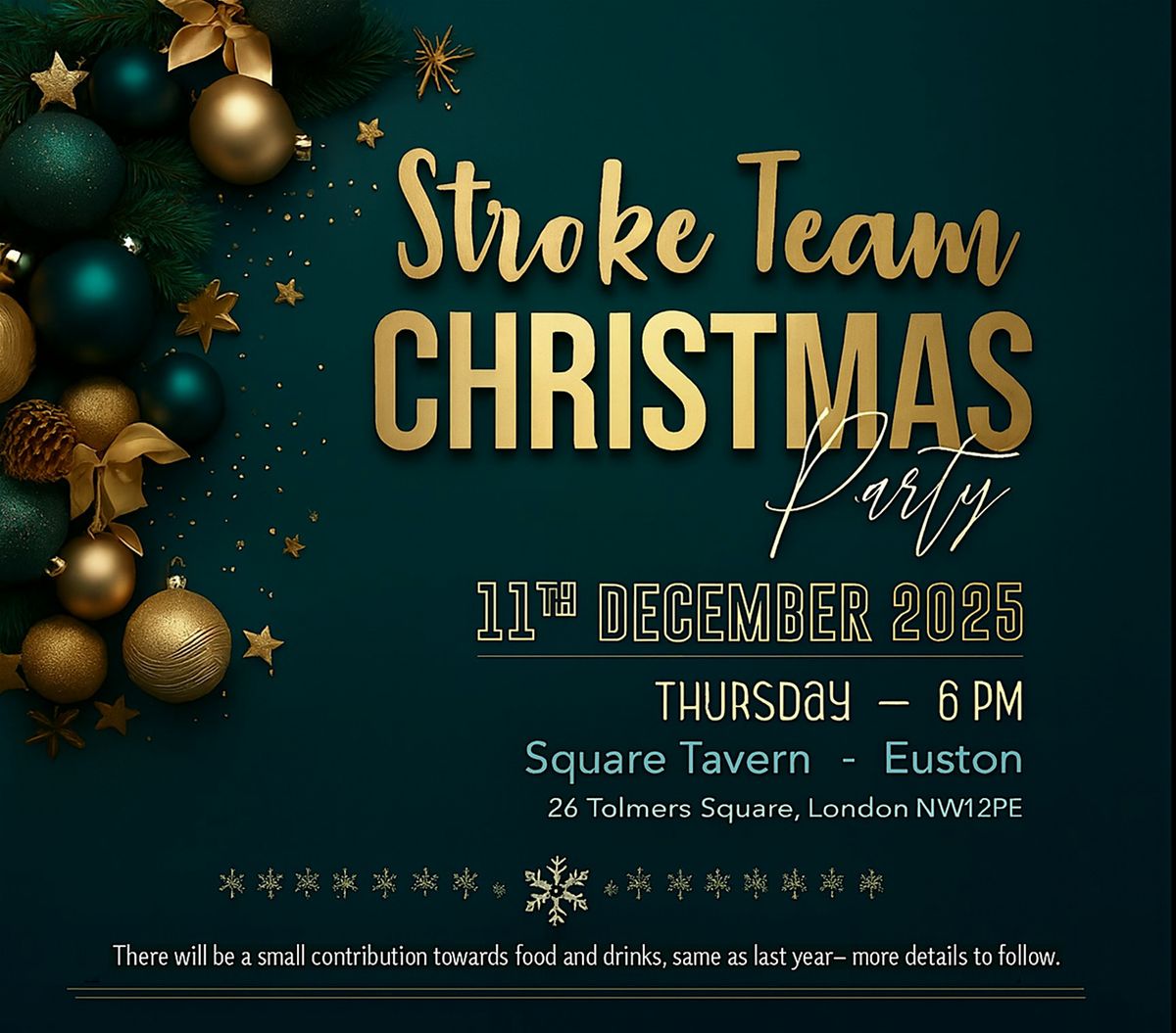 Stroke Services Christmas Party 2025