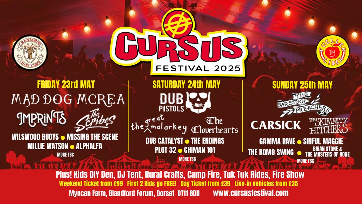 Cursus Festival 23rd - 25th May 2025