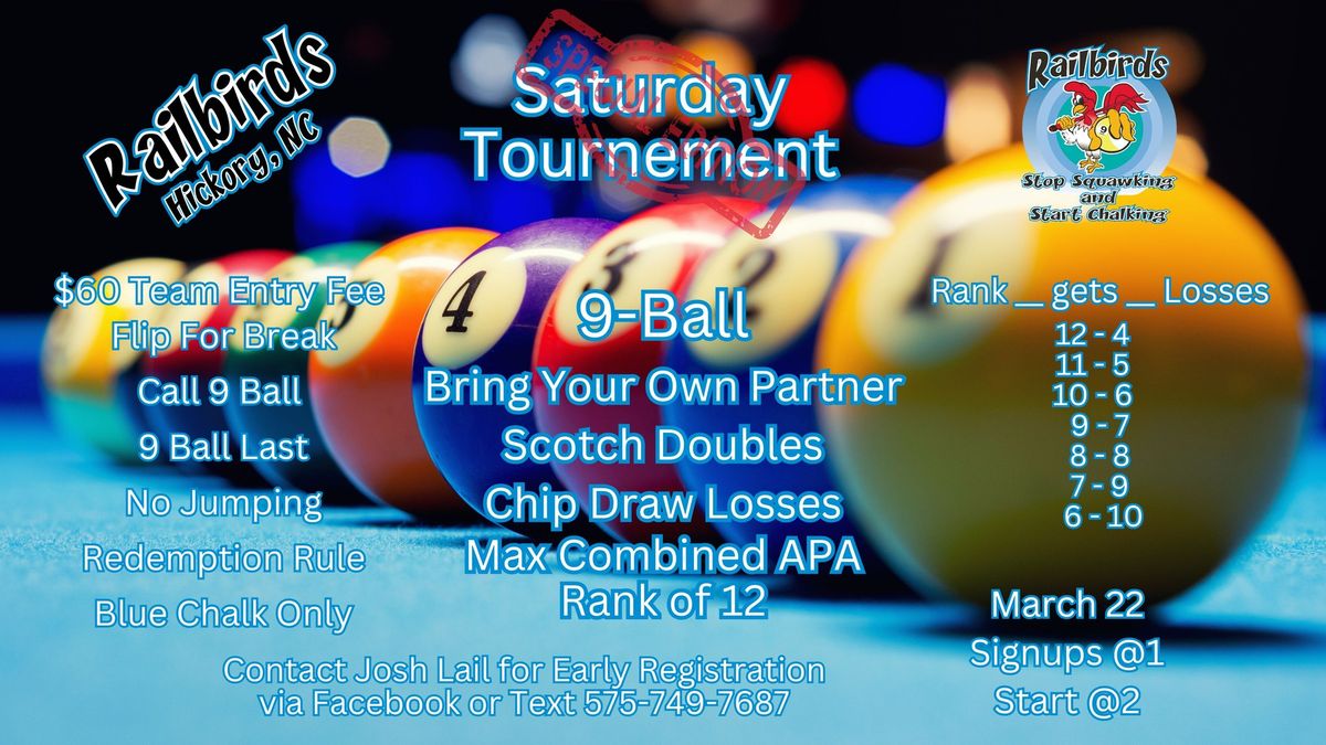 Scotch Doubles 9-Ball Tournament