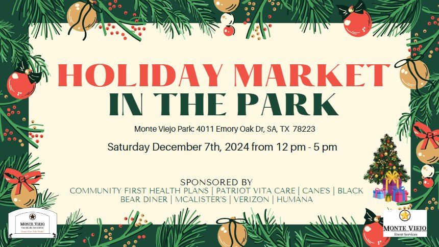 Holiday Market in the Park 2024