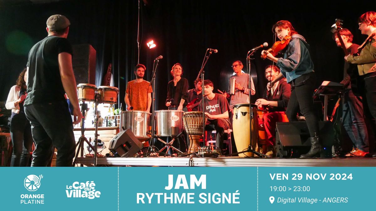 Jam | Impro Libre et Rythme Sign\u00e9 | Orange Platine au Digital Village Angers