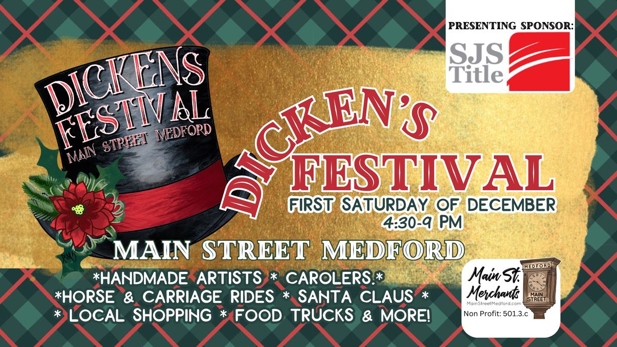 Dickens Festival on Main Street in Medford 2024