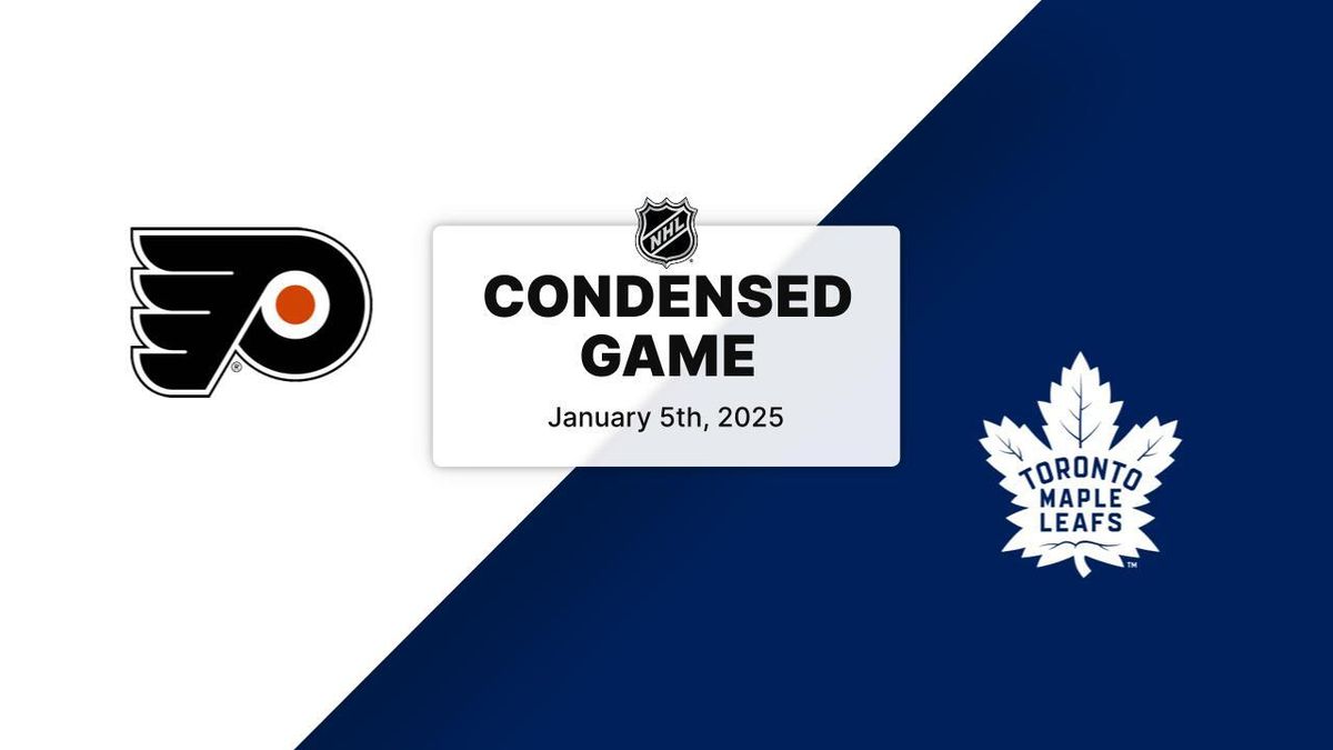 Toronto Maple Leafs vs. Philadelphia Flyers