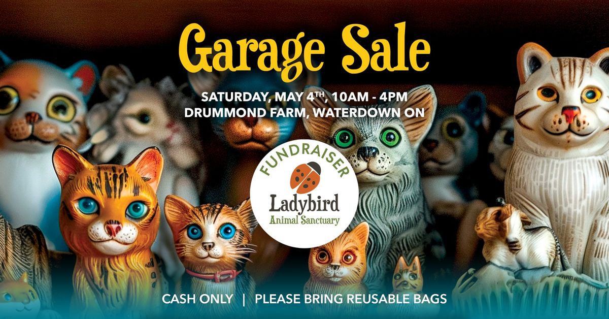 Ladybird Garage Sale Fundraiser