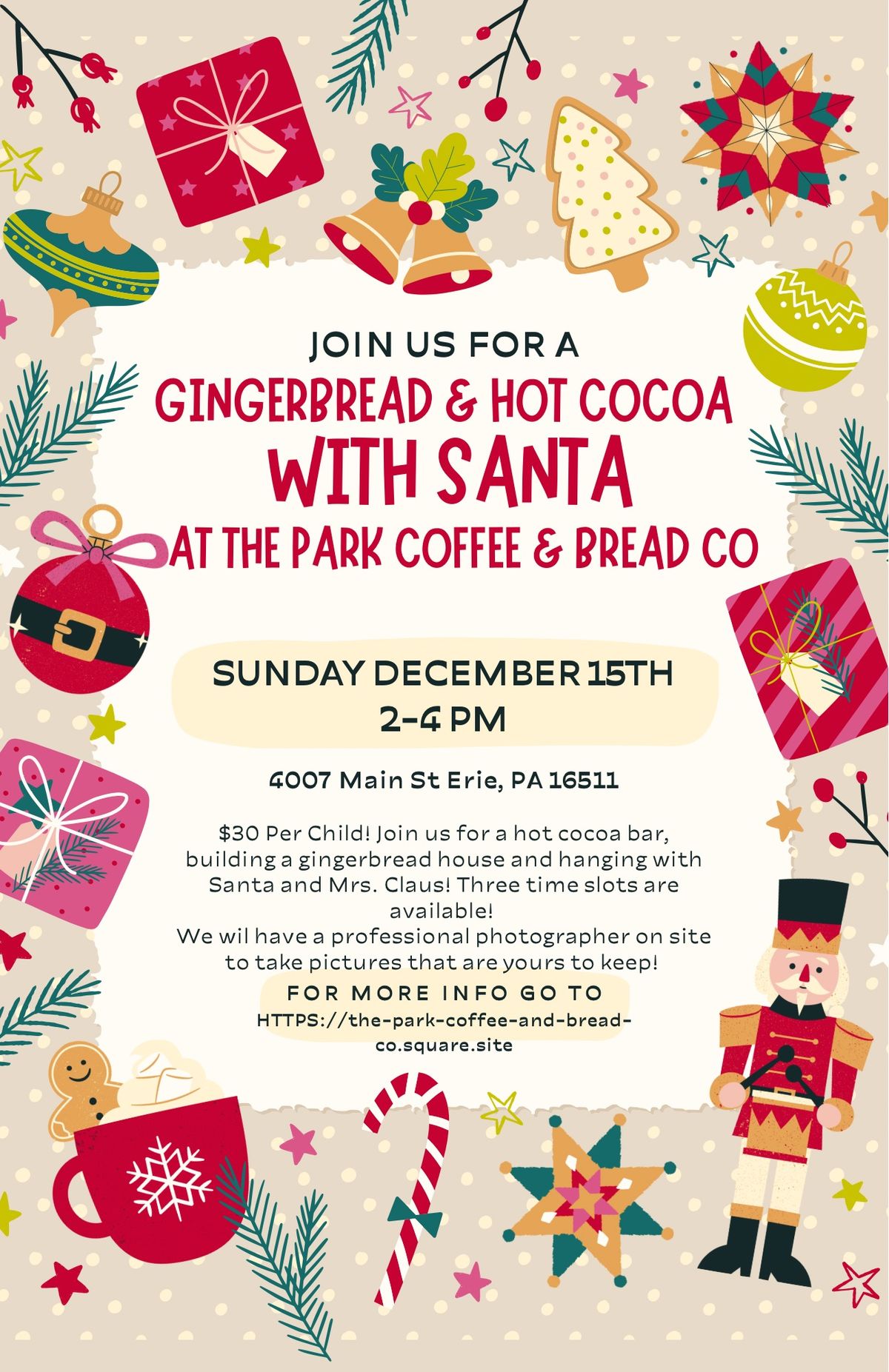 Santa's Gingerbread House Workshop