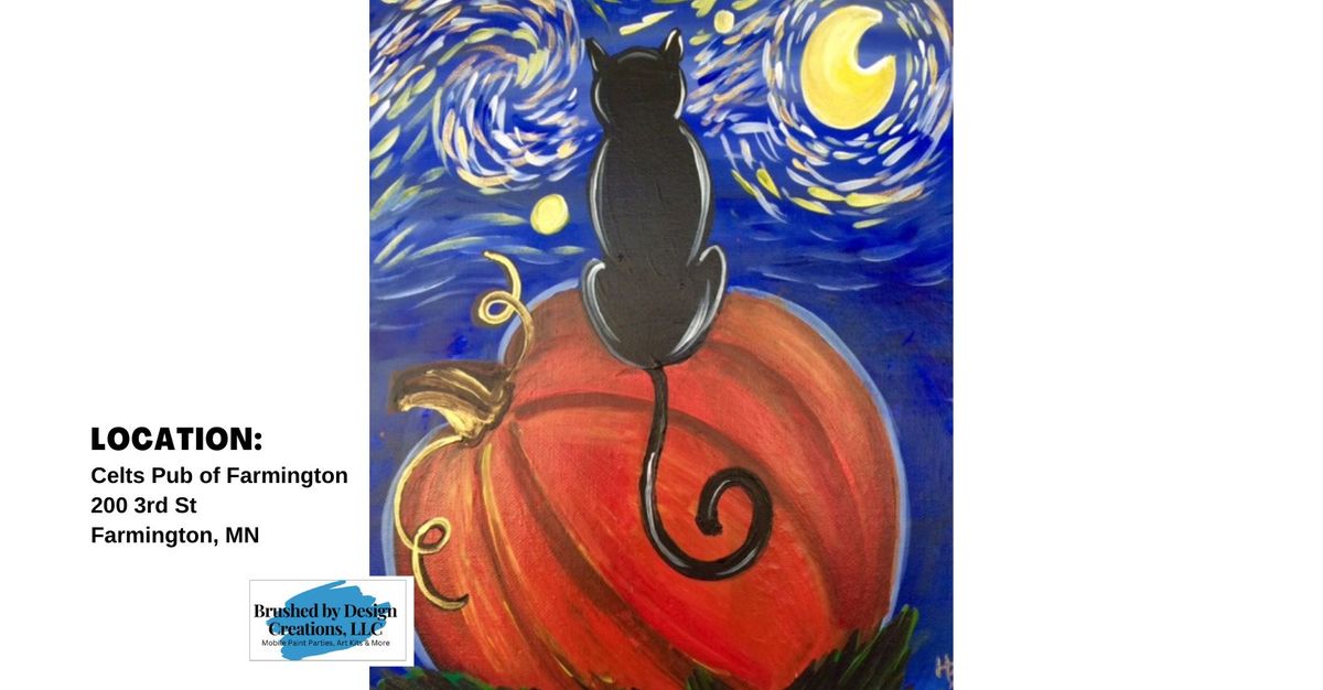 10\/20 Paint Starry Night Pumpkin at Celts Pub of Farmington at 6 PM