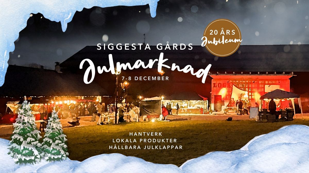 Julmarknad p\u00e5 Siggesta G\u00e5rd