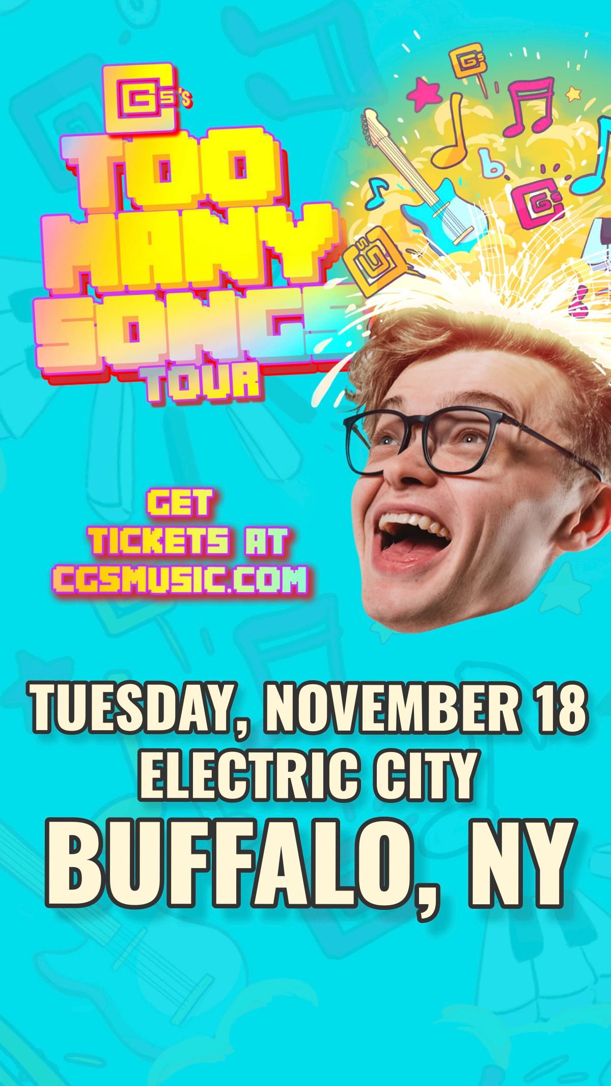 CG5 Presents: The TOO MANY SONGS Tour in Buffalo