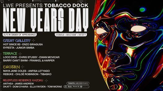 LWE presents Tobacco Dock NYD