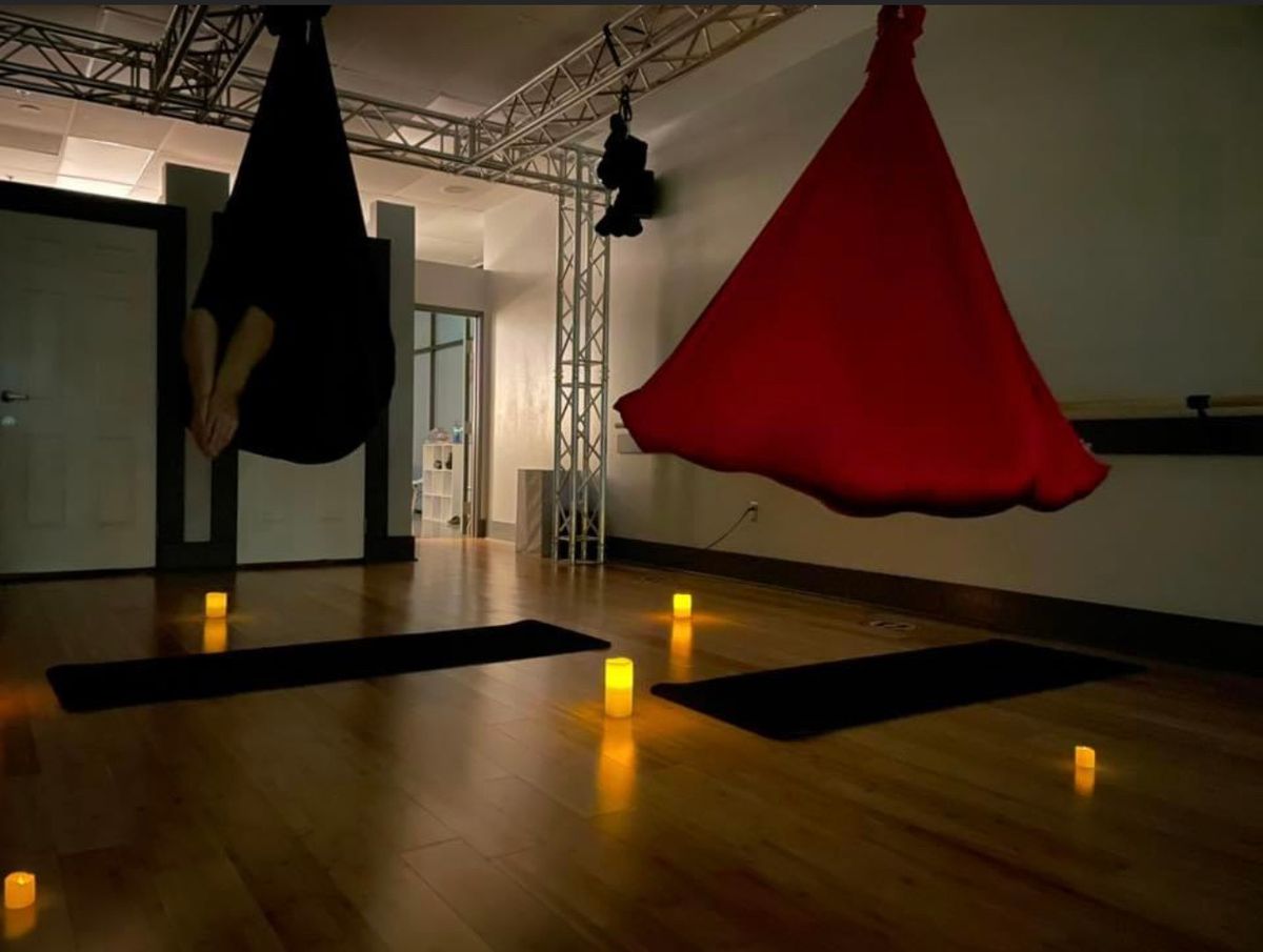 Mom\u2019s Mindful Movement & Mediation Candlelight Aerial