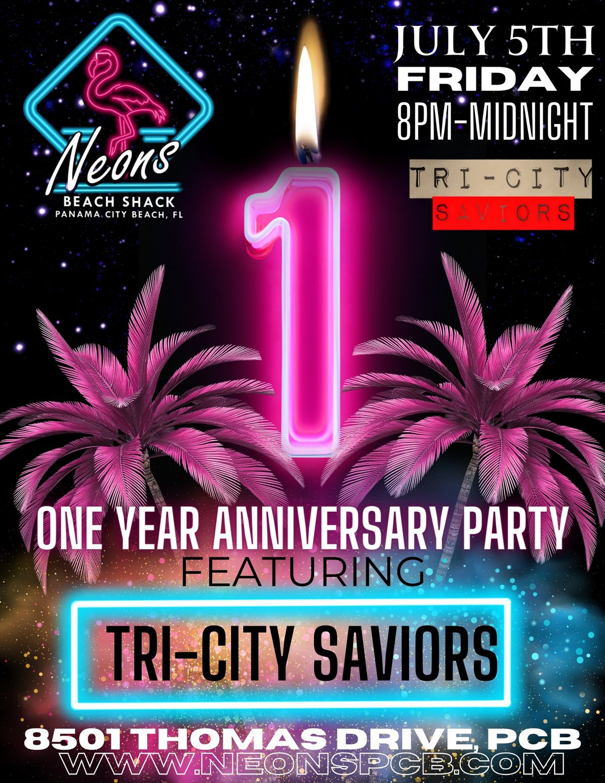 Neons Beach Shack Anniversary Party 