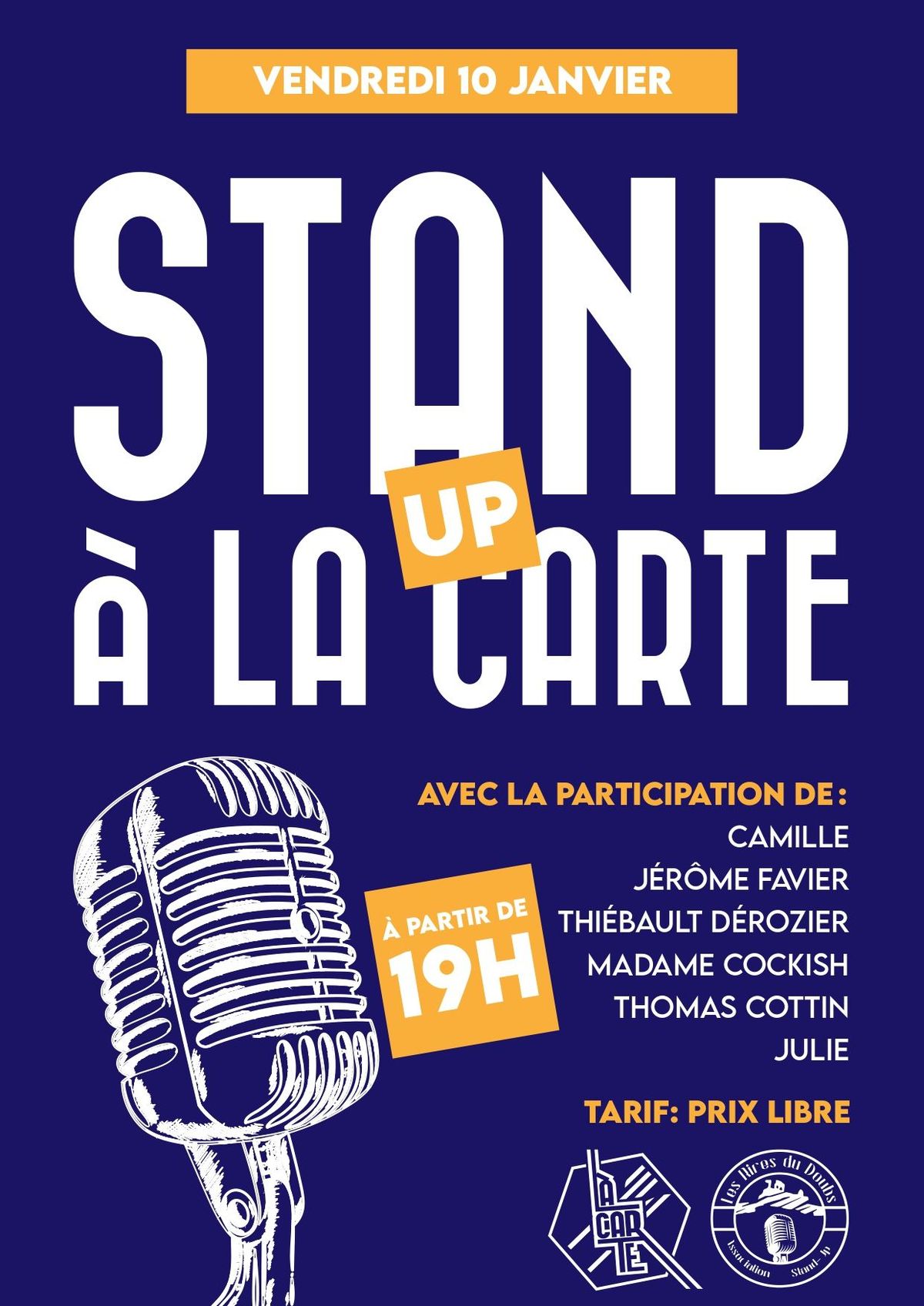 Stand Up \u00e0 L\u00e0 Carte