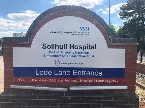 Visit to Solihull Hospital