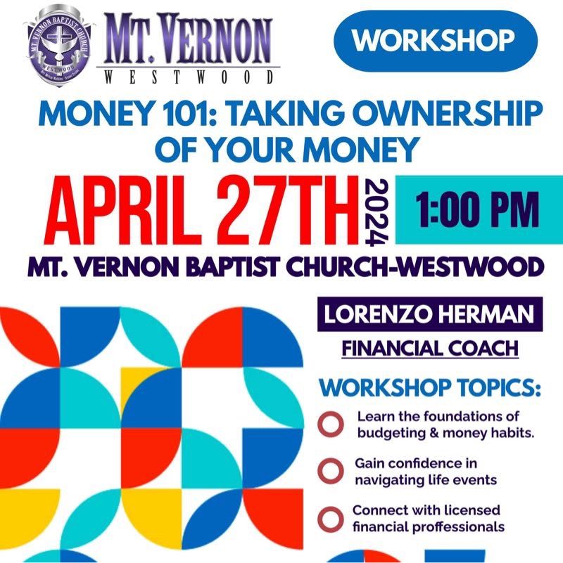 Money 101 Financial Workshop 