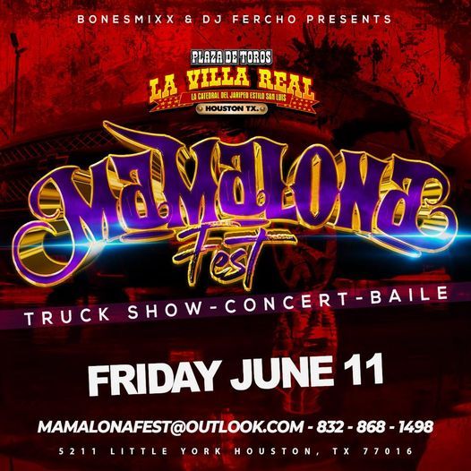 Mamalona Fest, Plaza de Toros la Villa Real, Houston, 11 June 2021