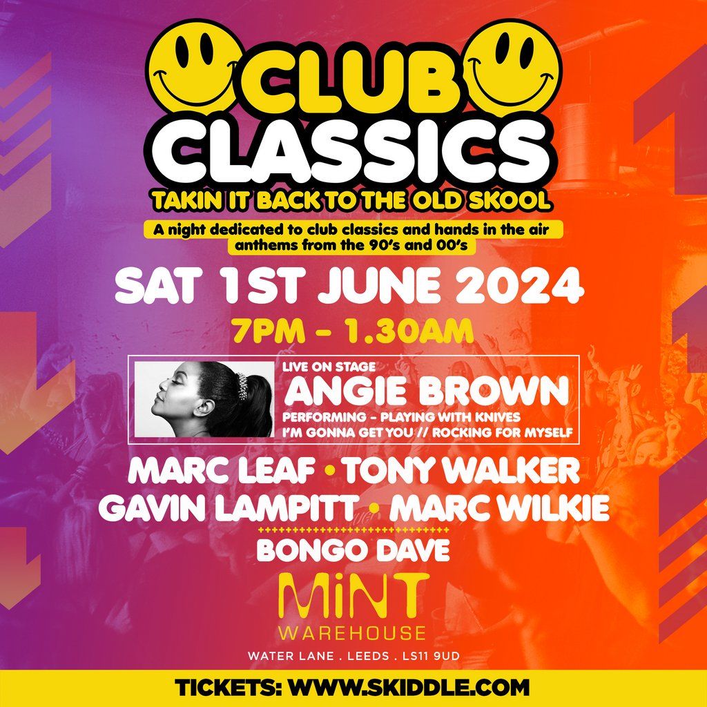 Club Classics 90s & 00s Ft Angie Brown