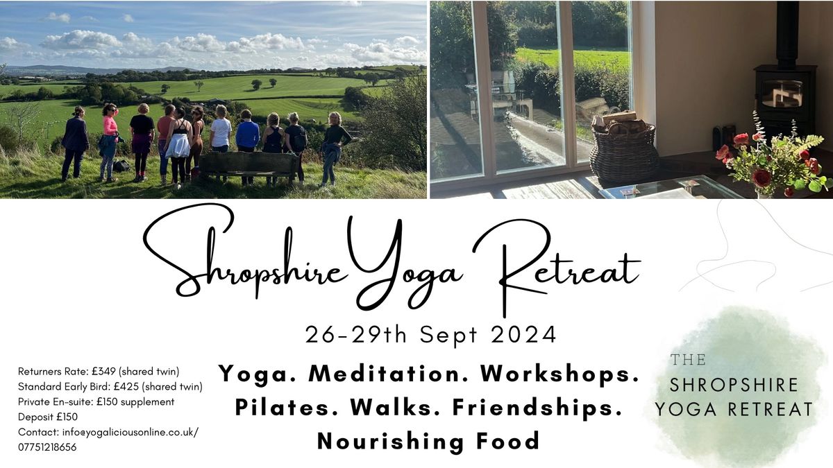 Shropshire Yoga and Wellness Retreat 