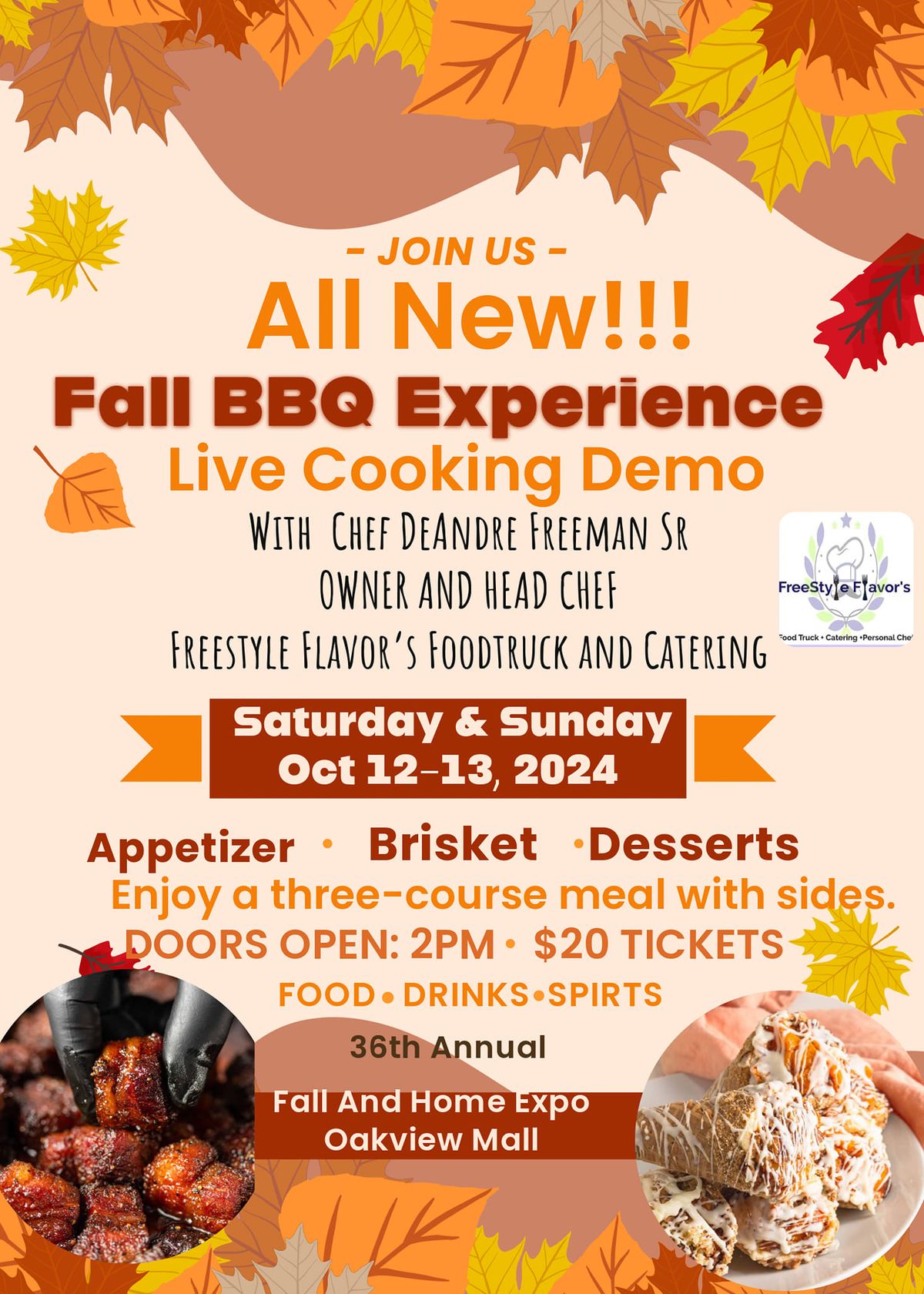 36th Annual Fall Home and Garden Expo with Live Cooking Demonstration