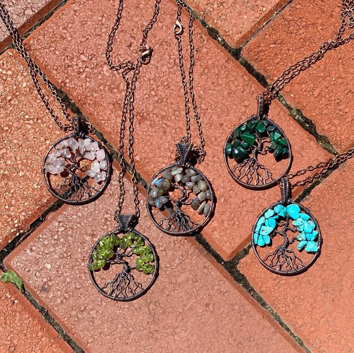 Wire wrapping class - Tree of life 