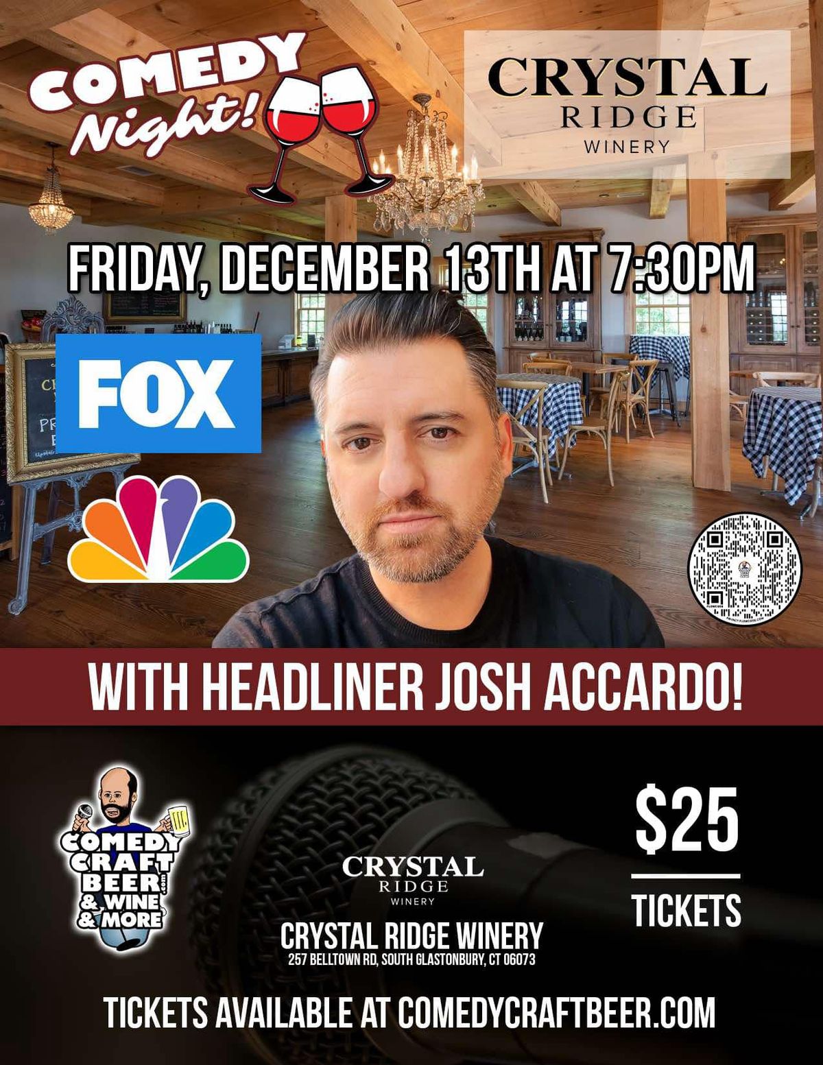 Comedy Night at Crystal Ridge Winery