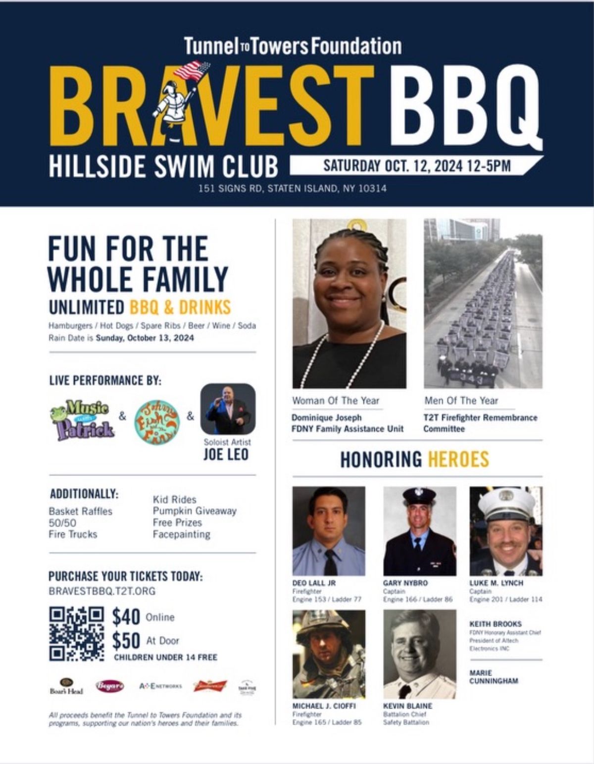 JFF at Tunnel to Towers Bravest BBQ